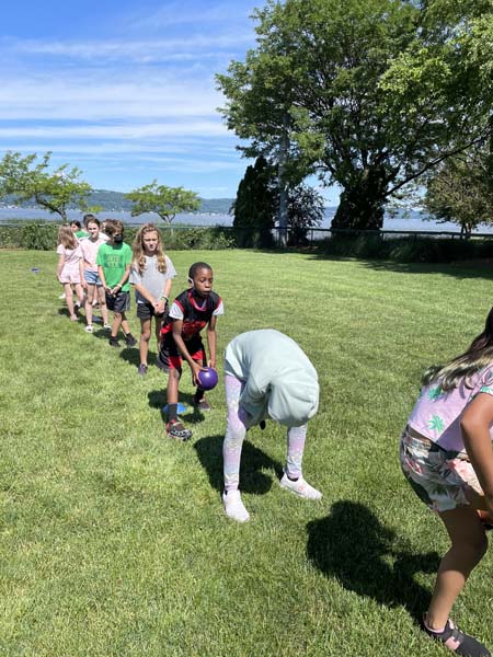 Students Outside During Picnic